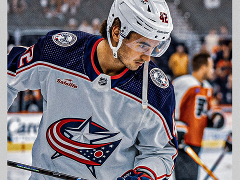 Maglia da Hockey Columbus Blue Jackets
